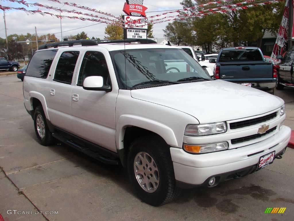 2006 Suburban Z71 1500 4x4 - Summit White / Tan/Neutral photo #21