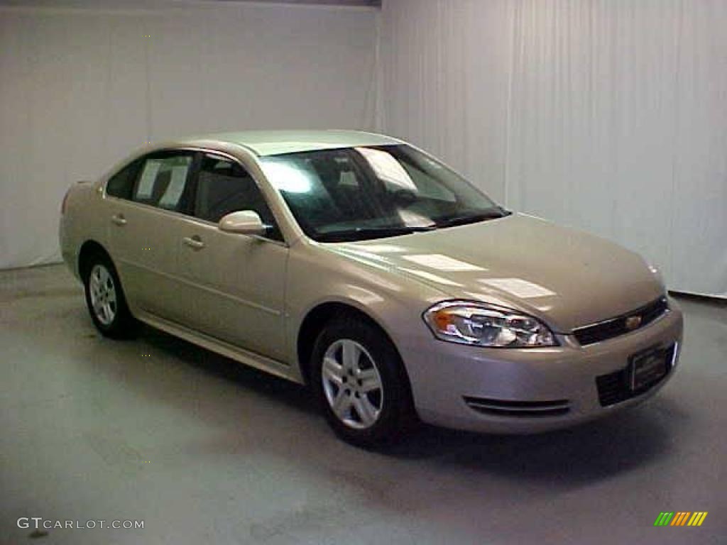 2009 Impala LS - Gold Mist Metallic / Ebony photo #1