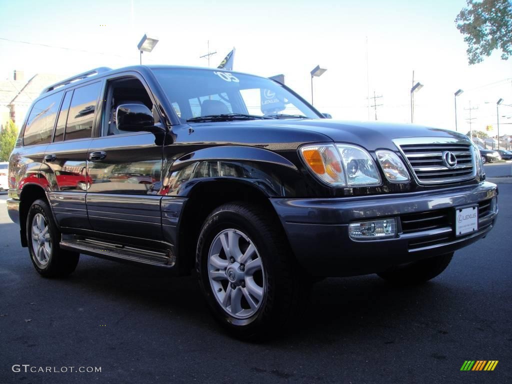 2005 LX 470 - Black Onyx / Stone photo #6