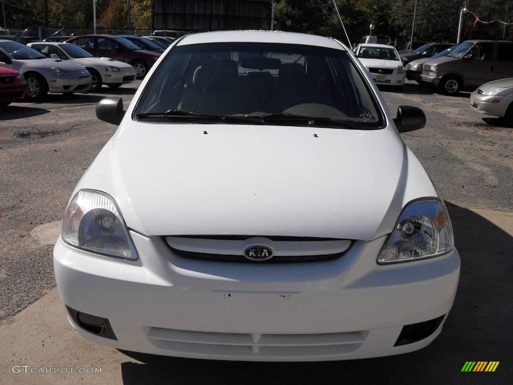 2003 Rio Cinco Hatchback - Polar White / Gray photo #1