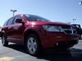 2010 Inferno Red Crystal Pearl Coat Dodge Journey SXT  photo #4
