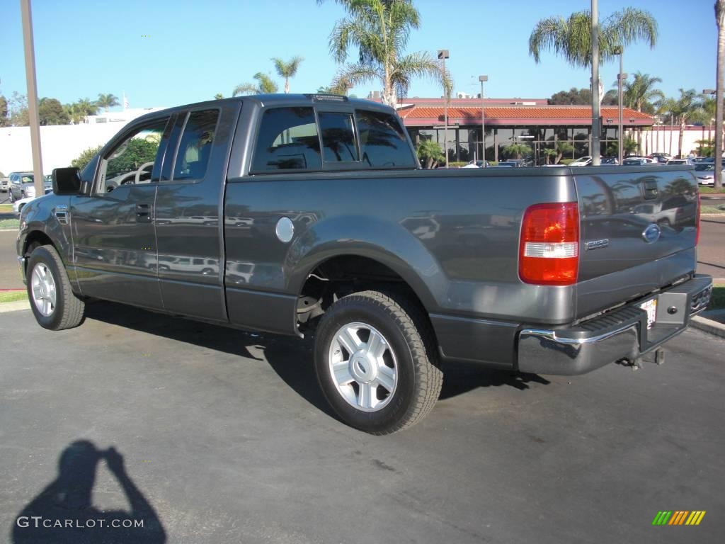 2004 F150 XLT SuperCab - Dark Shadow Grey Metallic / Medium/Dark Flint photo #3