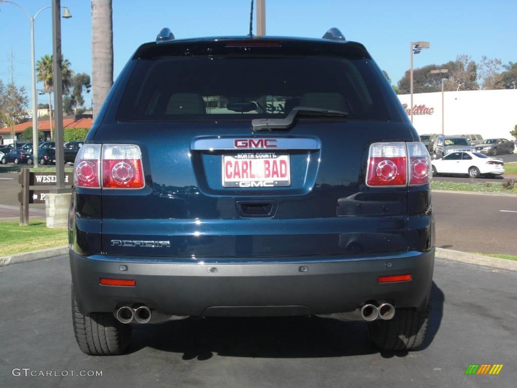 2008 Acadia SLE - Deep Blue Metallic / Light Titanium photo #4
