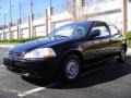 Granada Black Pearl Metallic 1996 Honda Civic DX Hatchback