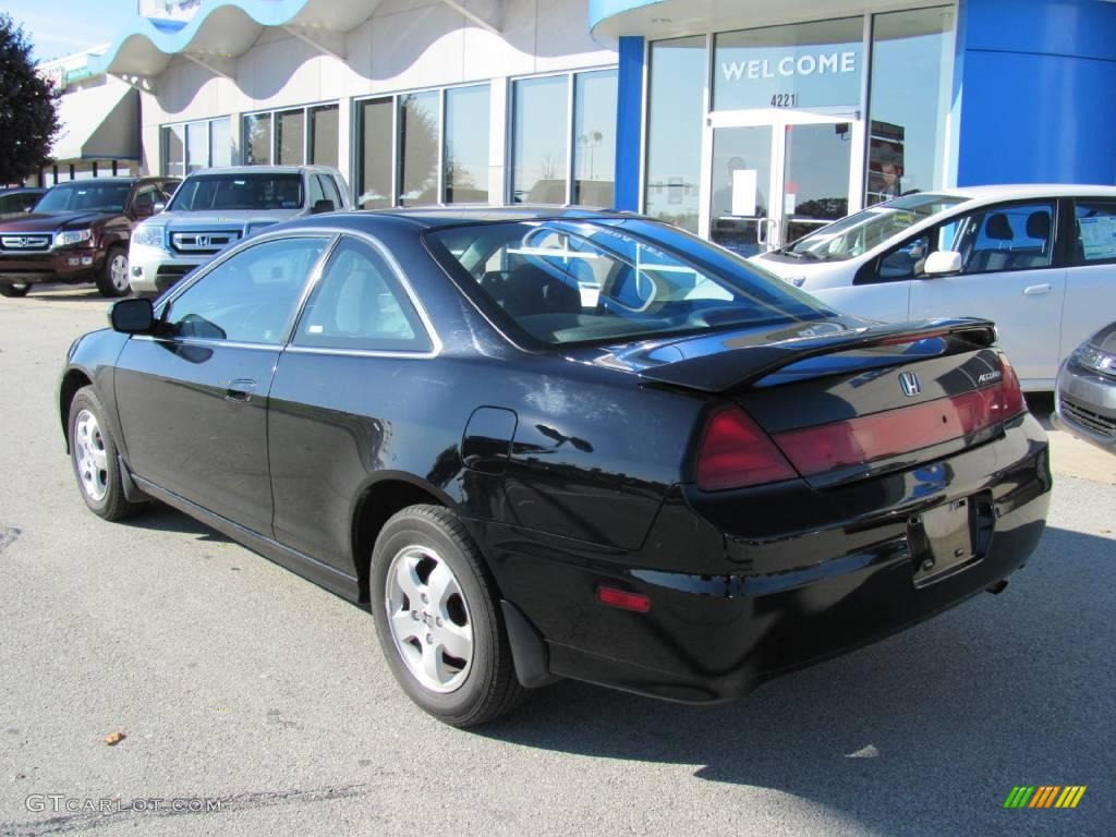 2001 Accord EX Coupe - Nighthawk Black Pearl / Charcoal photo #4