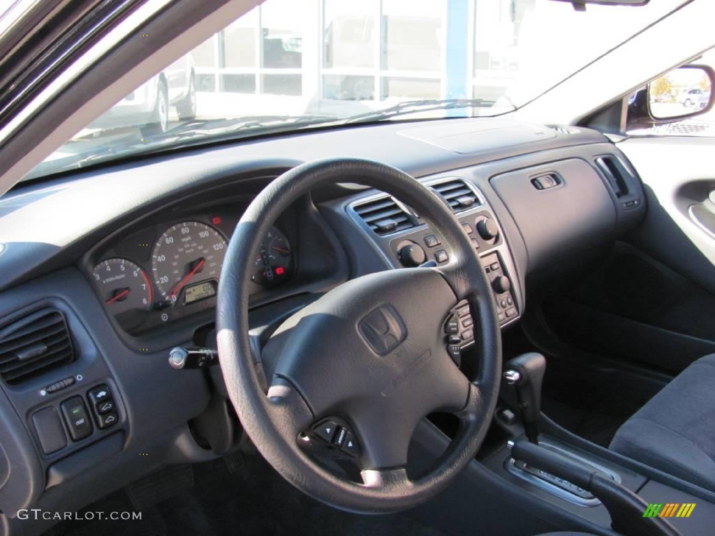 2001 Accord EX Coupe - Nighthawk Black Pearl / Charcoal photo #10