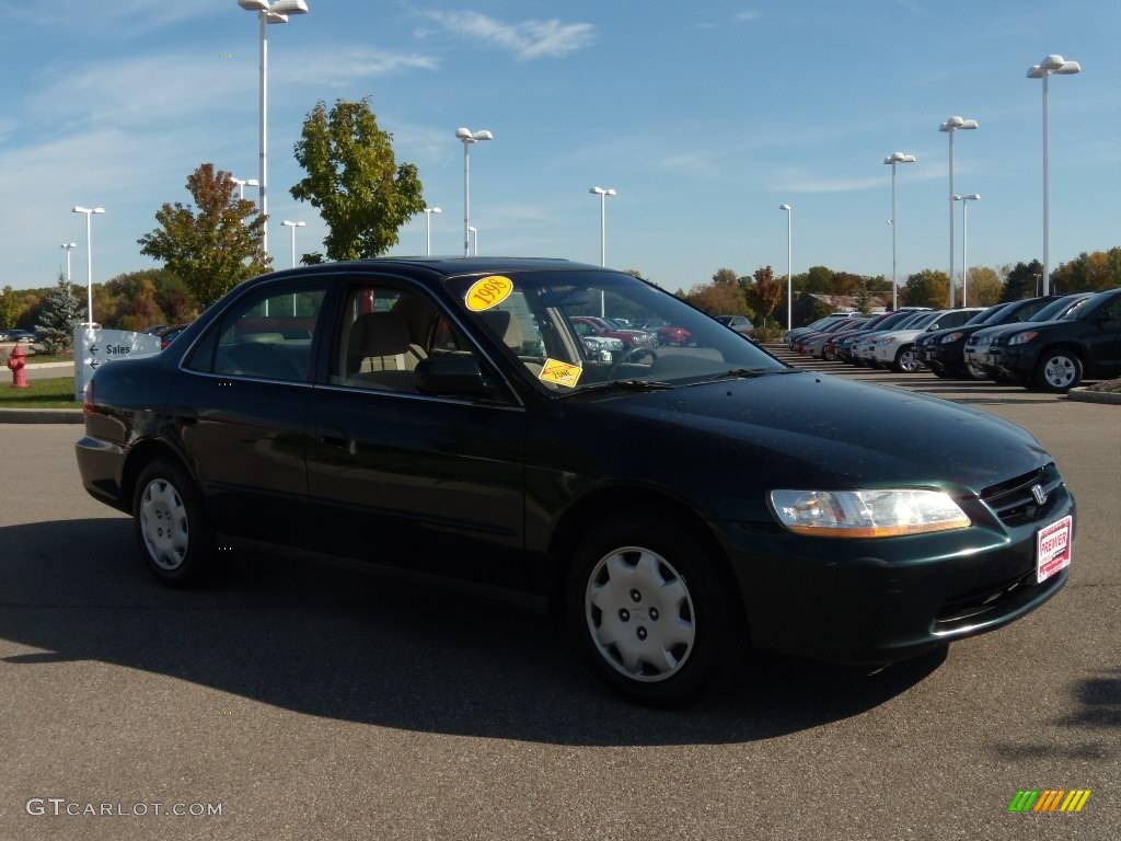 1998 Accord LX Sedan - Heather Mist Metallic / Ivory photo #7