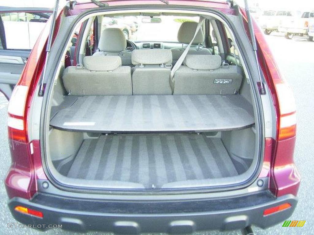 2007 CR-V EX 4WD - Tango Red Pearl / Gray photo #12