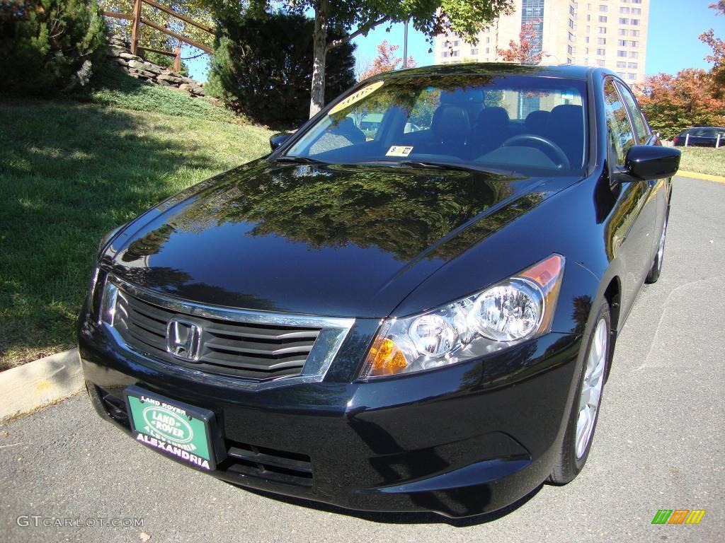 2008 Accord EX-L Sedan - Nighthawk Black Pearl / Black photo #1