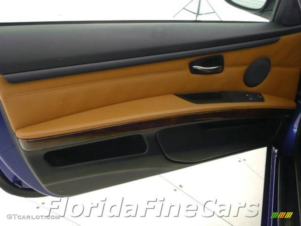 2007 3 Series 328i Coupe - Montego Blue Metallic / Saddle Brown/Black photo #11