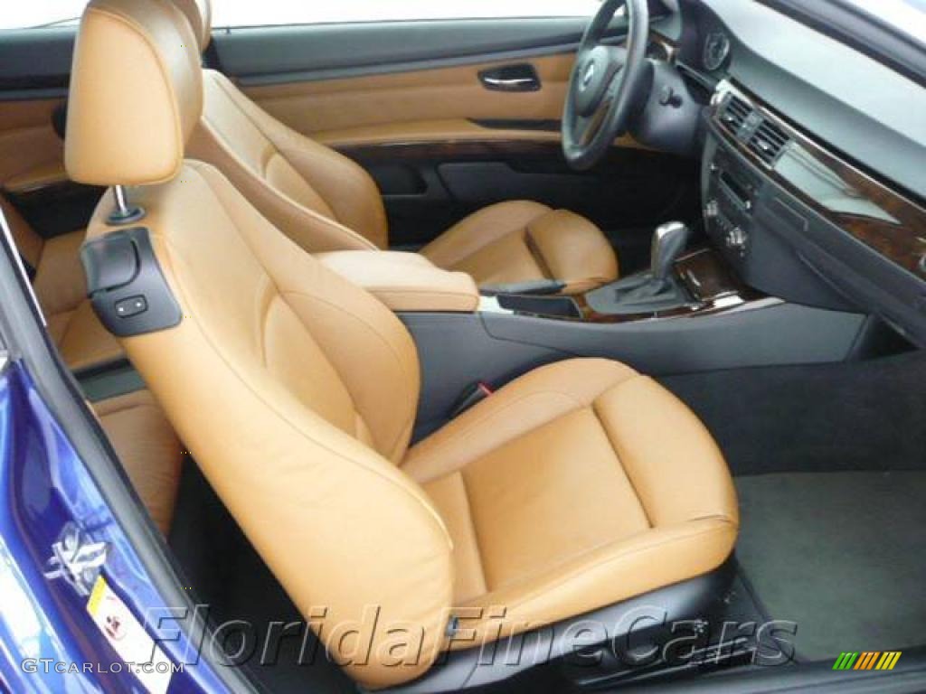 2007 3 Series 328i Coupe - Montego Blue Metallic / Saddle Brown/Black photo #13
