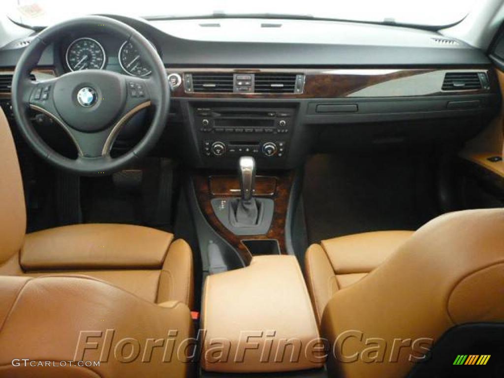 2007 3 Series 328i Coupe - Montego Blue Metallic / Saddle Brown/Black photo #15