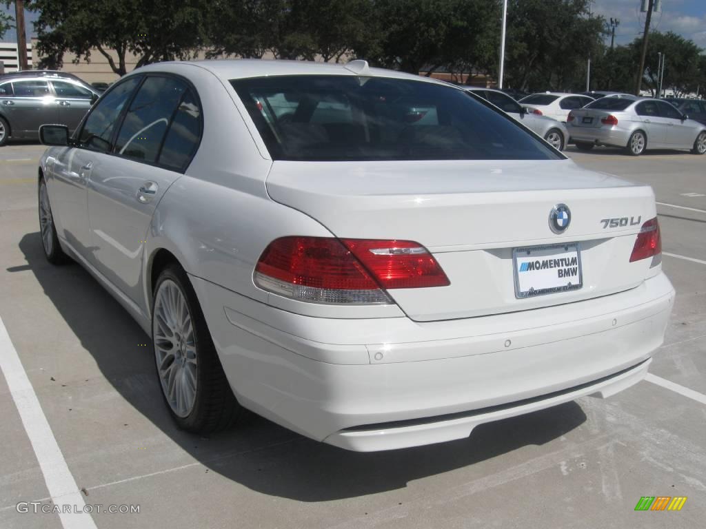 2007 7 Series 750Li Sedan - Alpine White / Black photo #2