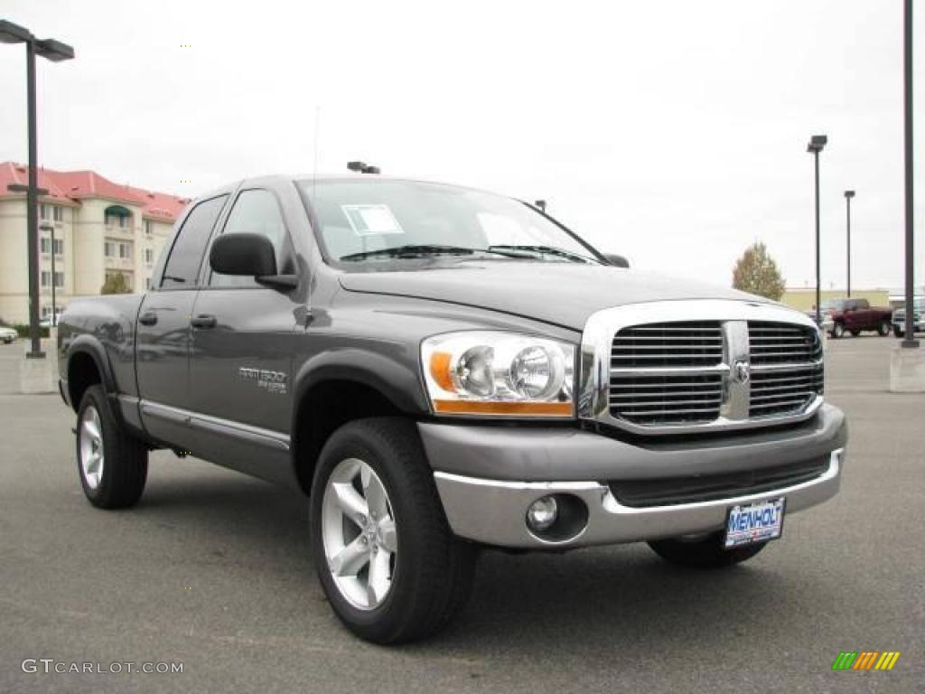 2006 Ram 1500 SLT Quad Cab 4x4 - Mineral Gray Metallic / Medium Slate Gray photo #3