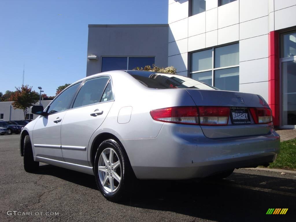 2003 Accord EX V6 Sedan - Satin Silver Metallic / Black photo #6