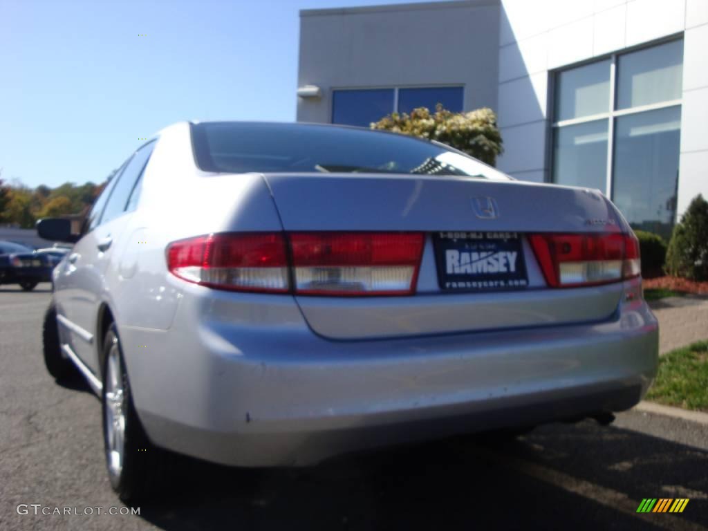 2003 Accord EX V6 Sedan - Satin Silver Metallic / Black photo #7