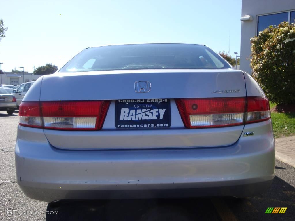 2003 Accord EX V6 Sedan - Satin Silver Metallic / Black photo #8