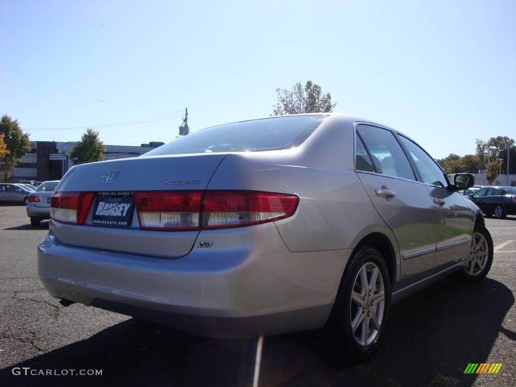 2003 Accord EX V6 Sedan - Satin Silver Metallic / Black photo #9