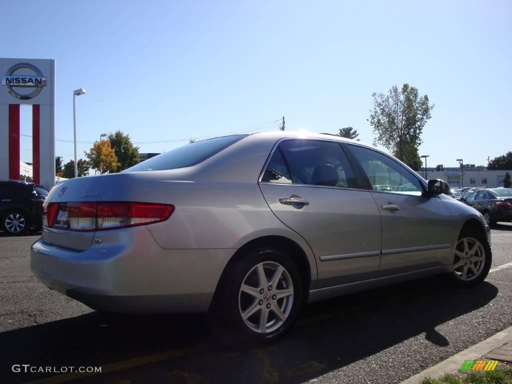 2003 Accord EX V6 Sedan - Satin Silver Metallic / Black photo #10