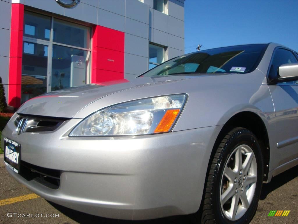 2003 Accord EX V6 Sedan - Satin Silver Metallic / Black photo #16