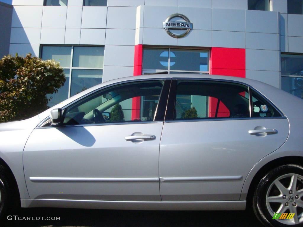 2003 Accord EX V6 Sedan - Satin Silver Metallic / Black photo #17
