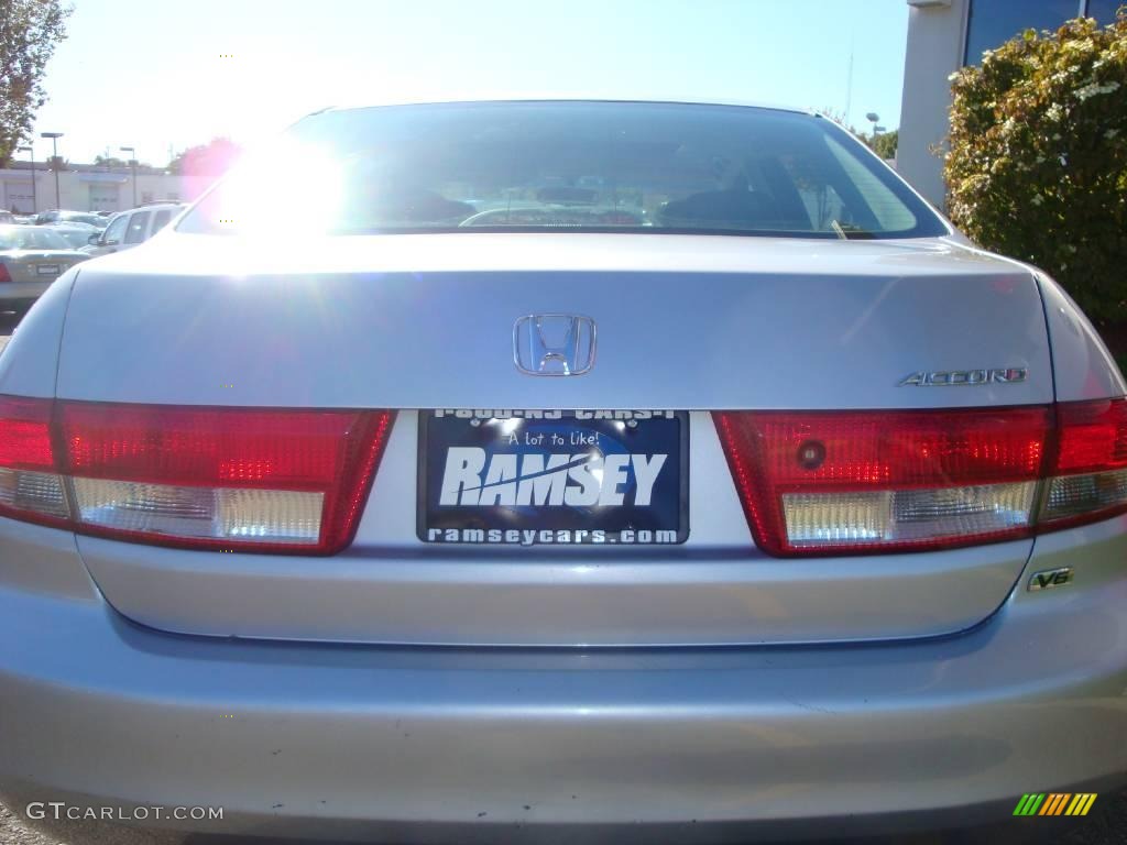 2003 Accord EX V6 Sedan - Satin Silver Metallic / Black photo #19