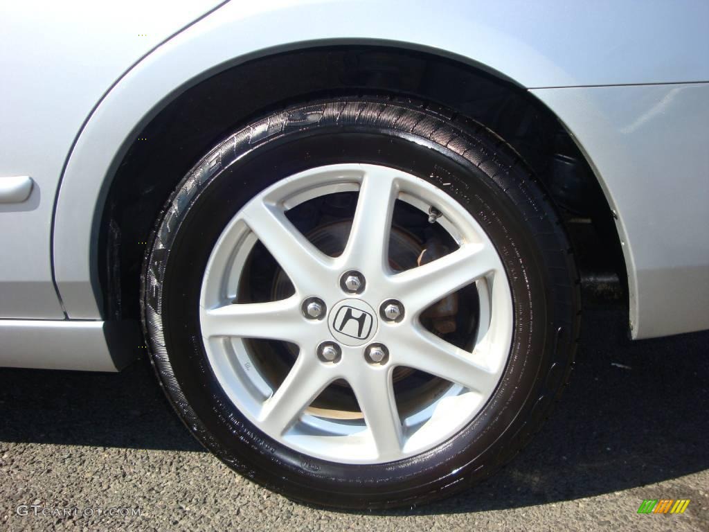 2003 Accord EX V6 Sedan - Satin Silver Metallic / Black photo #24