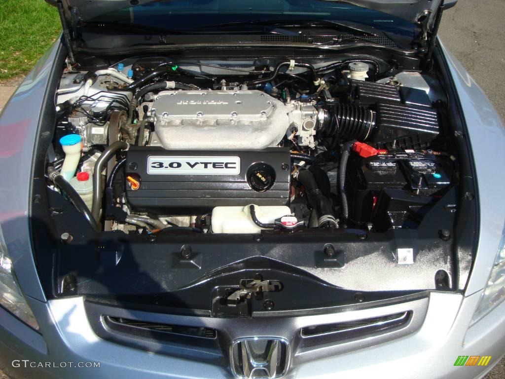 2003 Accord EX V6 Sedan - Satin Silver Metallic / Black photo #27