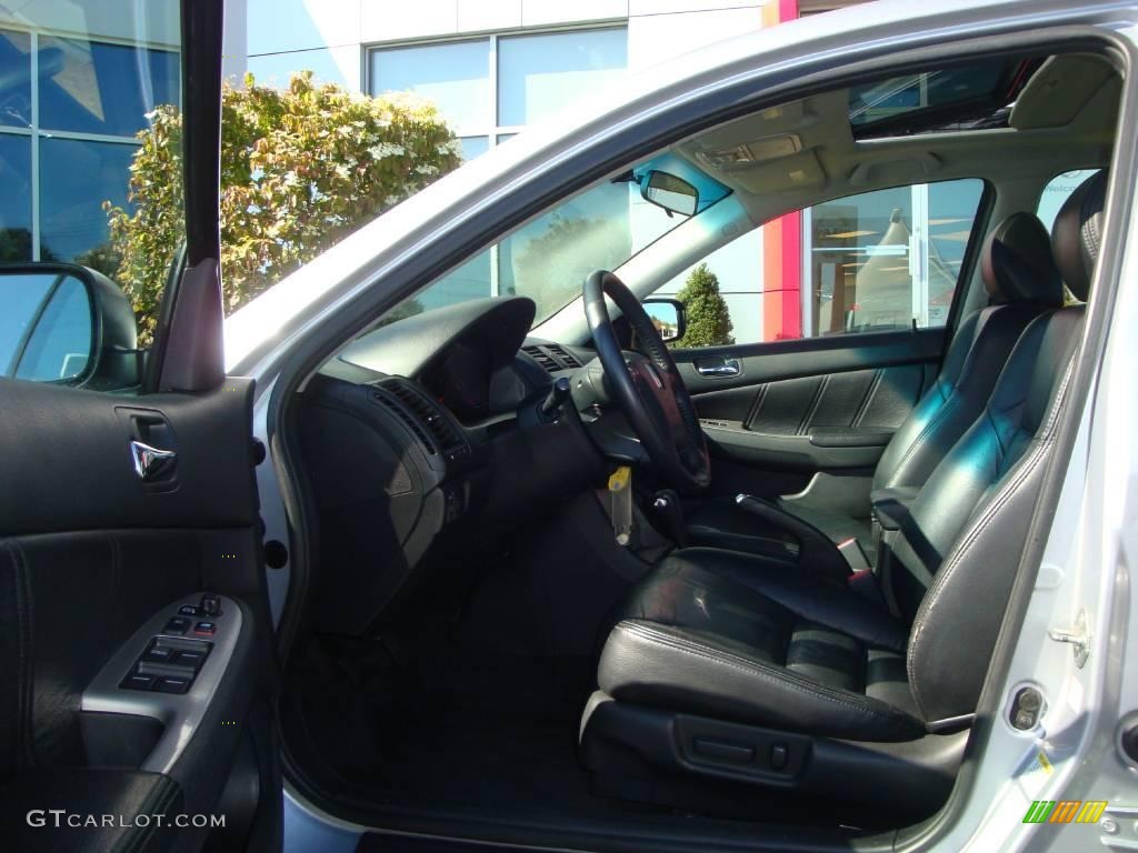 2003 Accord EX V6 Sedan - Satin Silver Metallic / Black photo #30