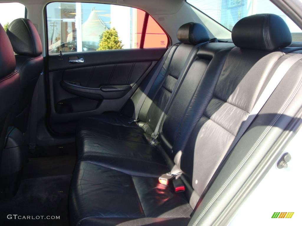 2003 Accord EX V6 Sedan - Satin Silver Metallic / Black photo #41