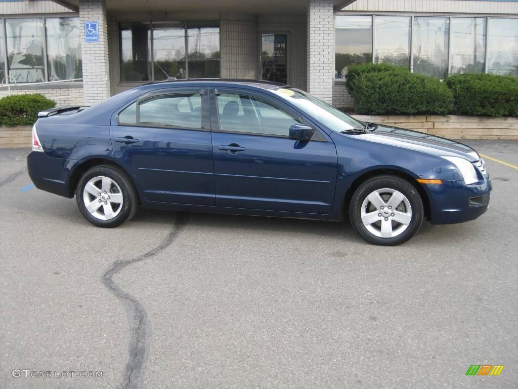 2007 Fusion SE V6 - Dark Blue Pearl Metallic / Charcoal Black photo #1