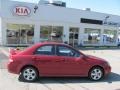 2008 Spicy Red Kia Spectra EX Sedan  photo #2