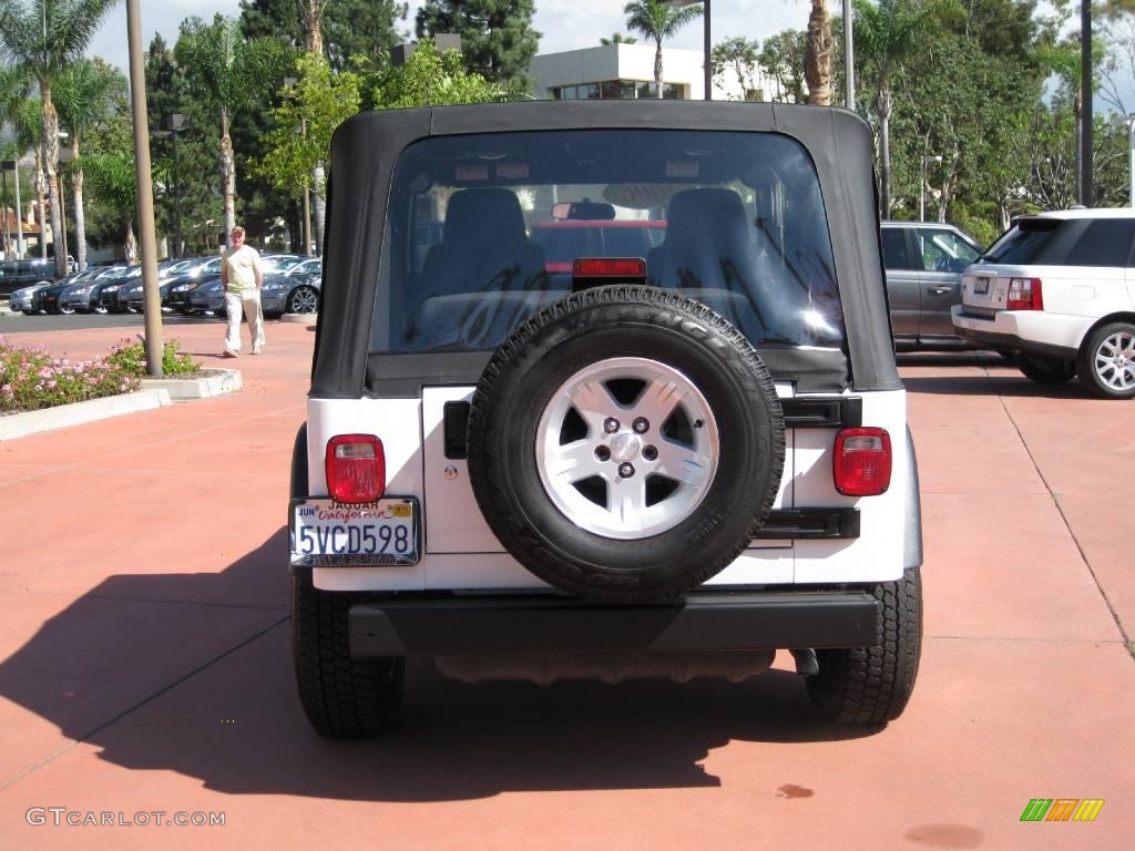 2006 Wrangler X 4x4 - Stone White / Dark Slate Gray photo #5