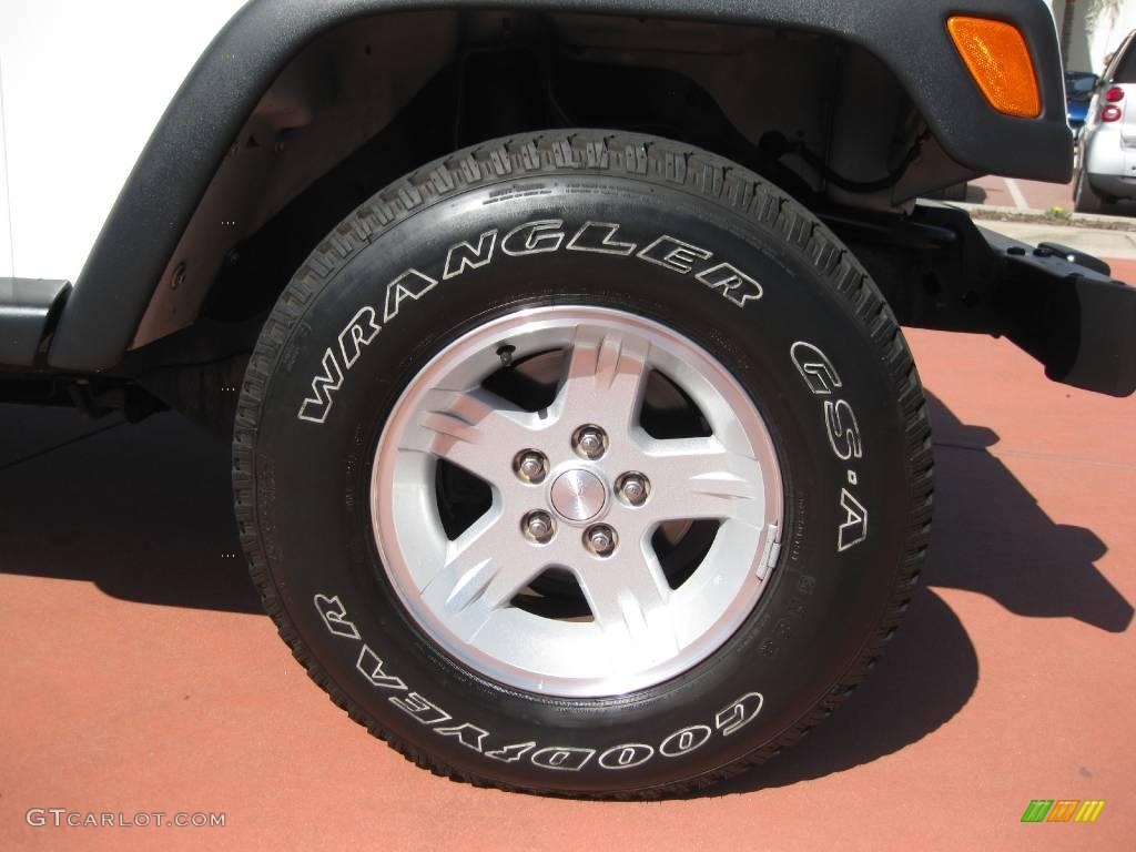 2006 Wrangler X 4x4 - Stone White / Dark Slate Gray photo #9