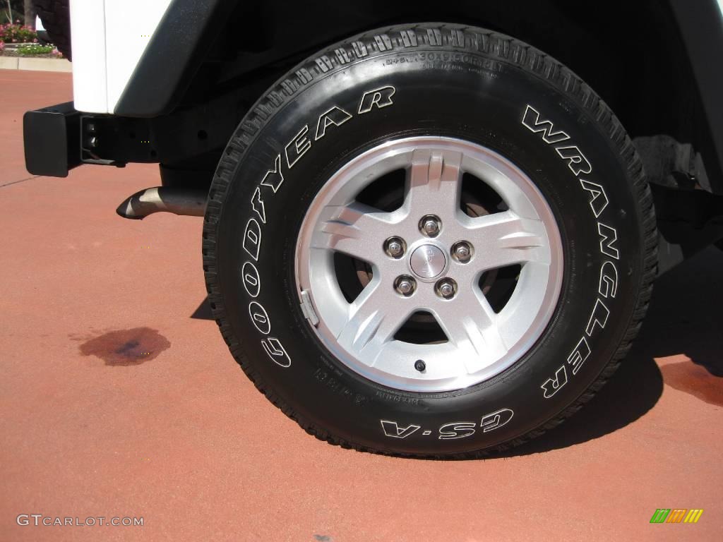 2006 Wrangler X 4x4 - Stone White / Dark Slate Gray photo #10