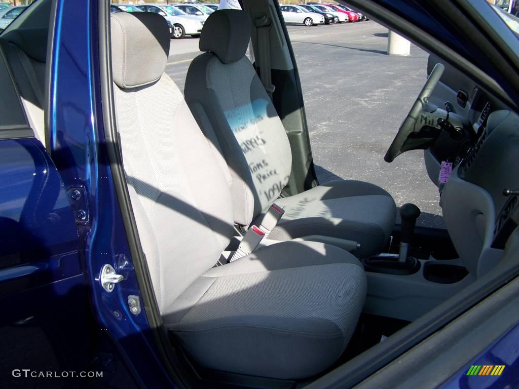 2008 Accent GLS Sedan - Dark Sapphire Blue / Gray photo #10
