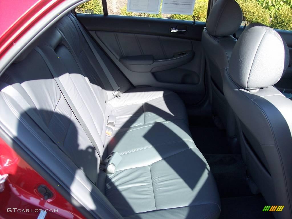 2007 Accord EX-L V6 Sedan - Moroccan Red Pearl / Gray photo #21