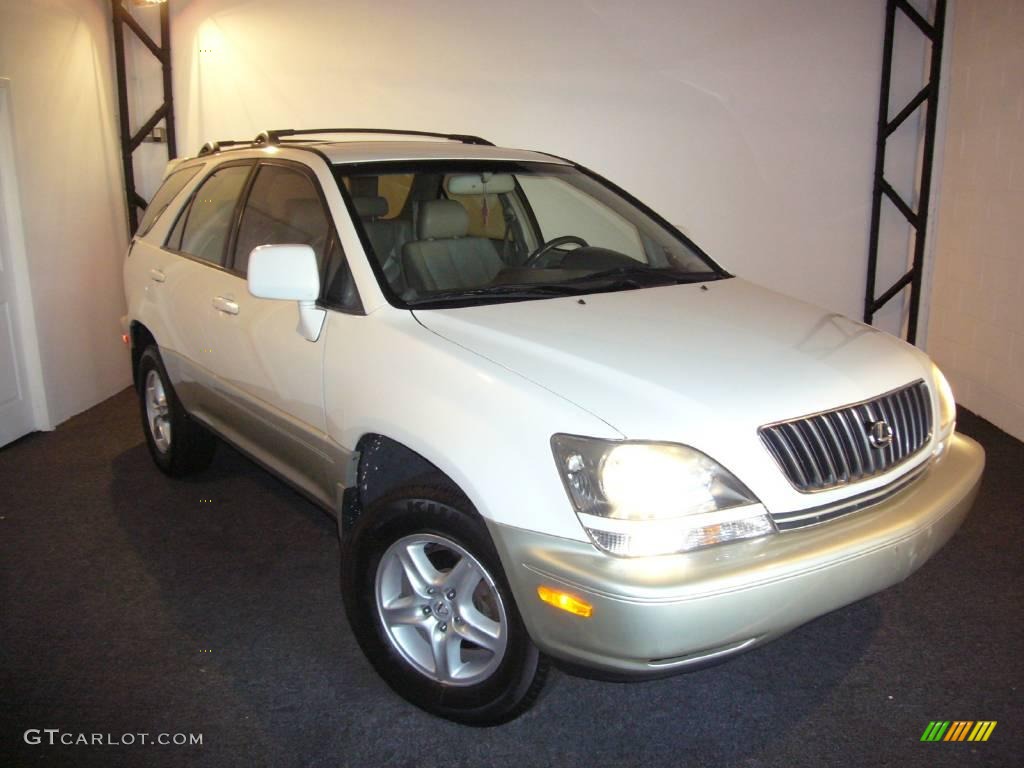 2000 RX 300 AWD - Pearl White / Gray photo #1