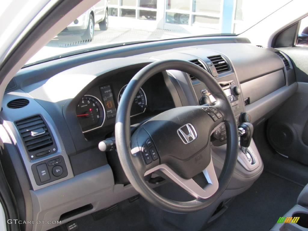 2007 CR-V EX 4WD - Taffeta White / Gray photo #10