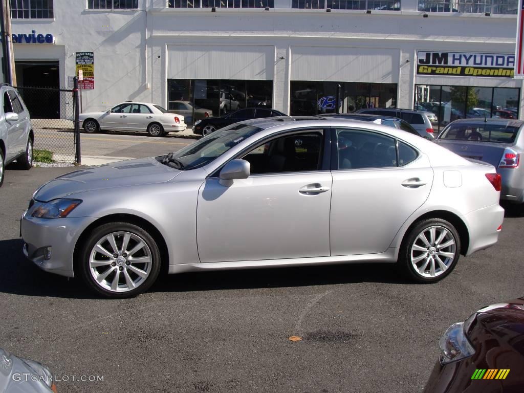 2008 IS 250 AWD - Tungsten Silver Pearl / Black photo #4