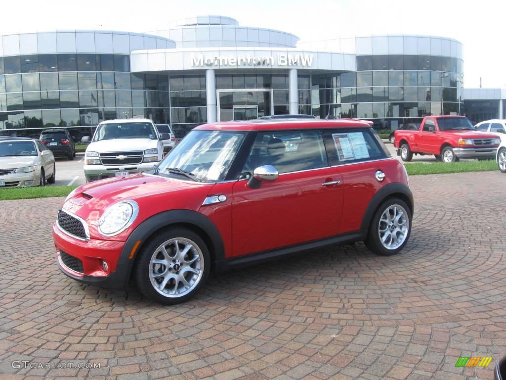 2009 Cooper S Hardtop - Chili Red / Black/Rooster Red photo #1