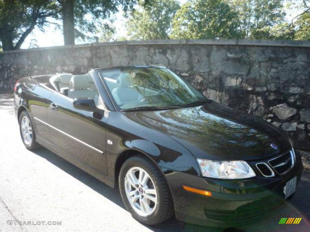 2007 9-3 2.0T Convertible - Black / Parchment photo #1