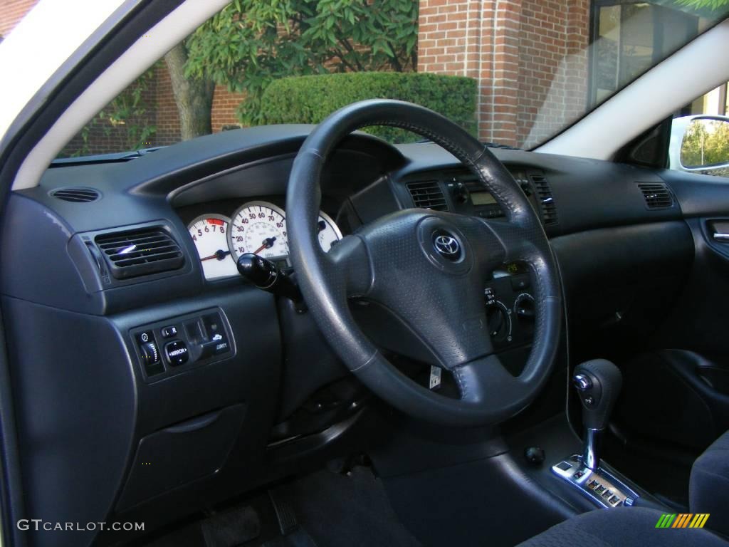 2007 Corolla S - Super White / Dark Charcoal photo #5