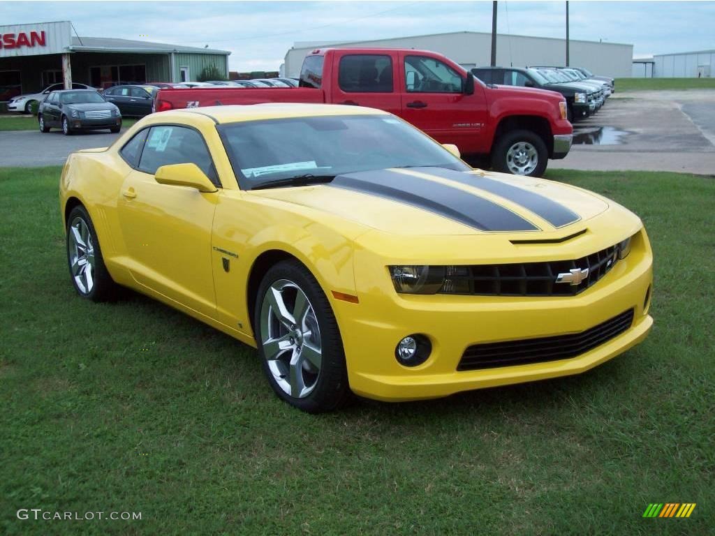 2010 Camaro SS Coupe Transformers Special Edition - Rally Yellow / Black photo #1