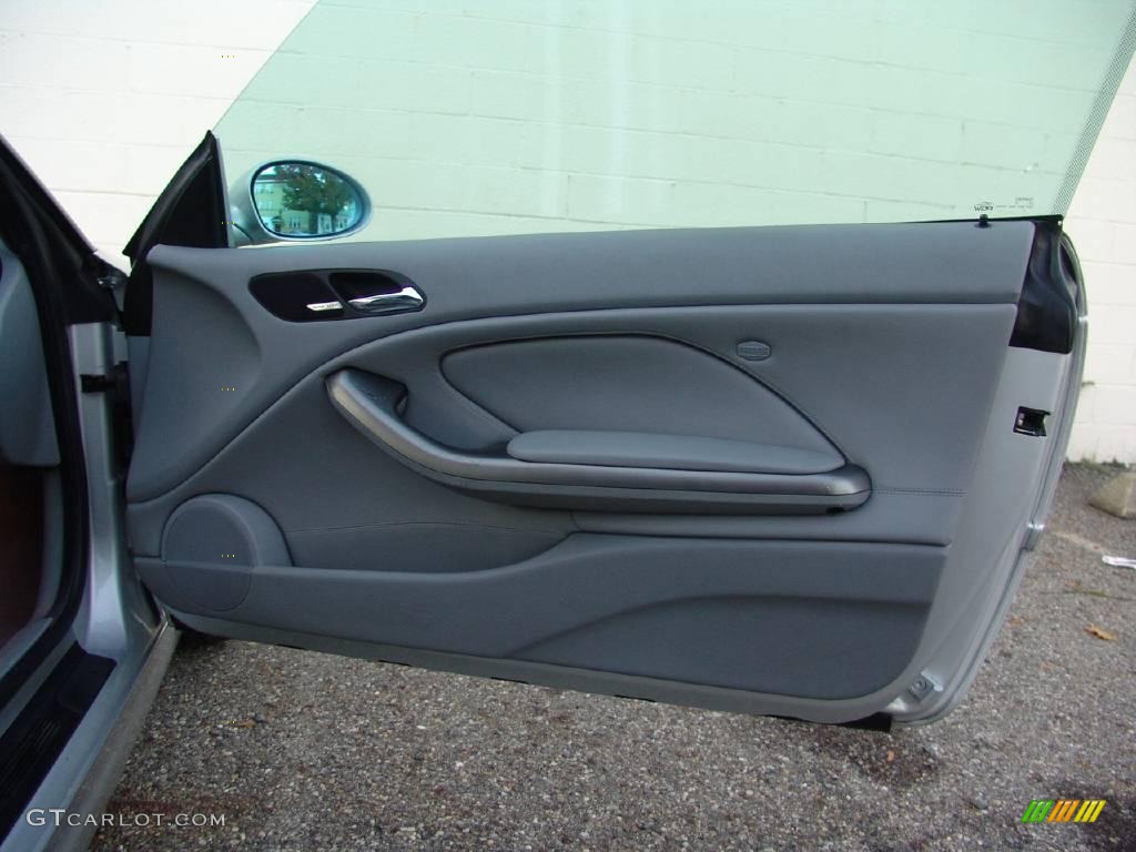 2003 M3 Coupe - Titanium Silver Metallic / Grey photo #22