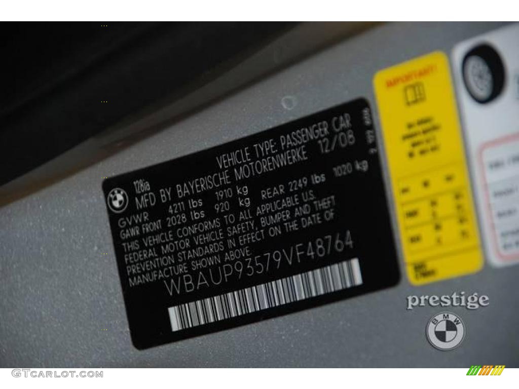 2009 1 Series 128i Coupe - Titanium Silver Metallic / Black photo #6