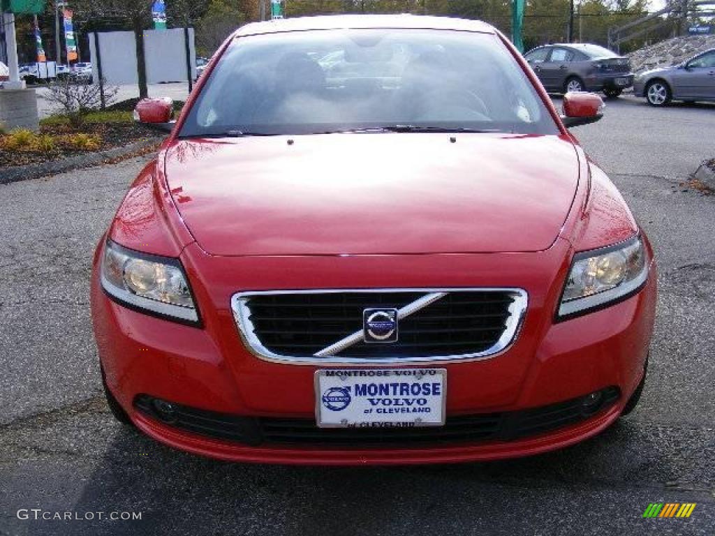 2009 S40 2.4i - Passion Red / Off Black photo #8