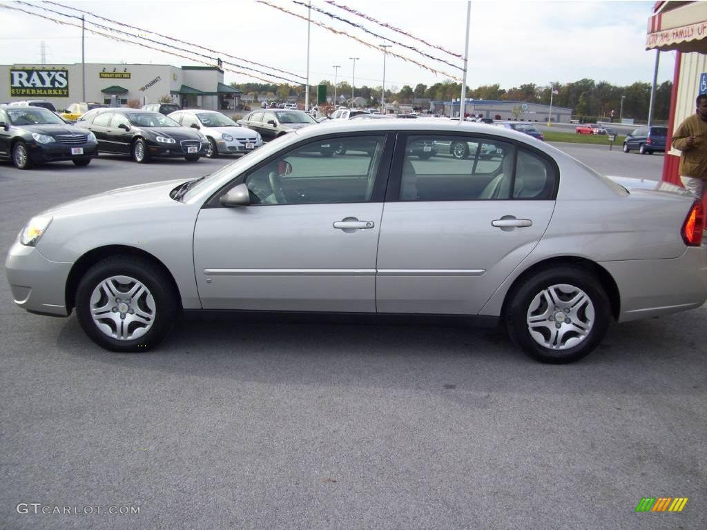 2006 Malibu LS Sedan - Silverstone Metallic / Titanium Gray photo #3