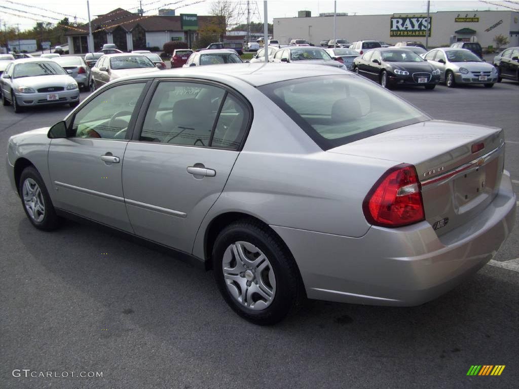 2006 Malibu LS Sedan - Silverstone Metallic / Titanium Gray photo #4