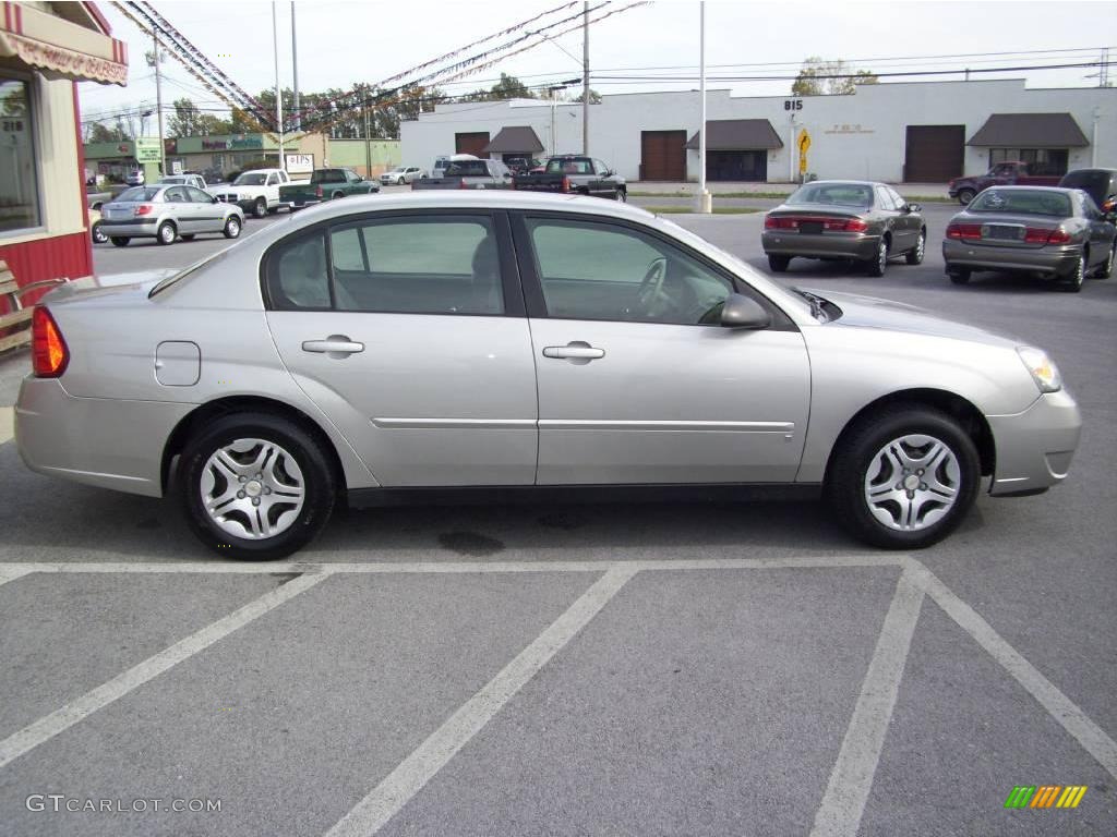 2006 Malibu LS Sedan - Silverstone Metallic / Titanium Gray photo #7